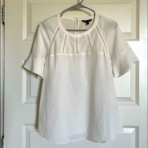 Banana Republic Flutter Sleeve Blouse